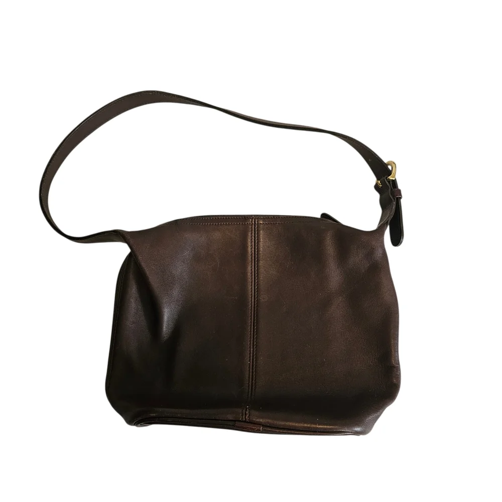 Vintage Coach Soho Leather Bucket Shoulder Bag Brown 4148 Costa Rica - Picture 4 of 14